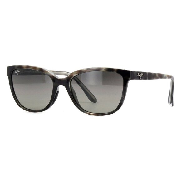 New MAUI JIM Honi Grey Polarised Wayfarer GS758 11S Sunglasses Women - Picture 1 of 4